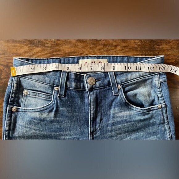 Amo Twist Zip Jeans in Dive Bar Destroy Wash 26 - Picture 9 of 12